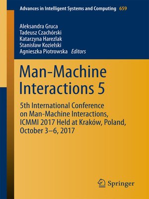cover image of Man-Machine Interactions 5